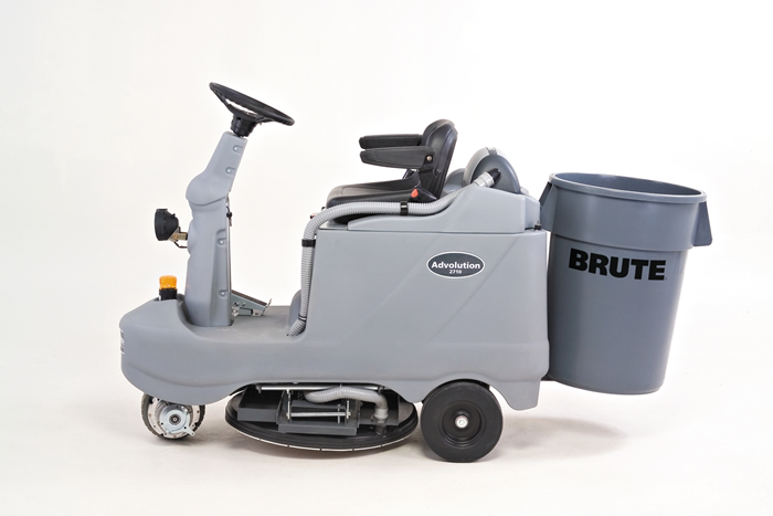 Advance Advolution 2710, Floor Burnisher, 27", Up to 1760 RPMs, Battery, Dust Control, Ride On