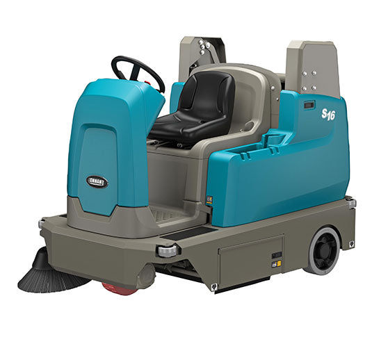 Tennant S16 | 46" Ride-On Floor Sweeper, Battery