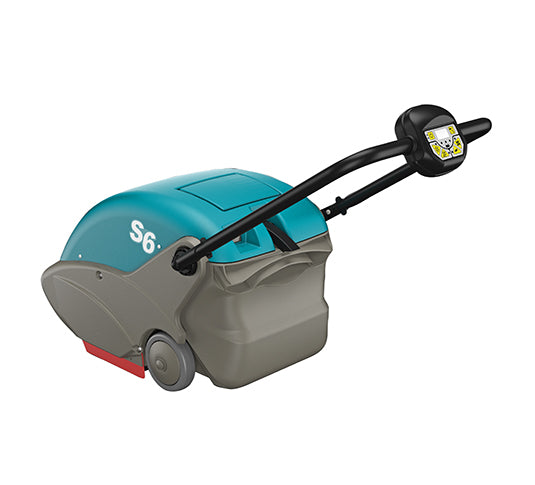 Tennant S6 | Floor Sweeper | 26" Walk Behind  | Battery | Push