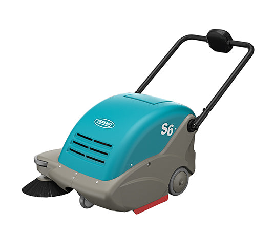 Tennant S6 | Floor Sweeper | 26" Walk Behind  | Battery | Push