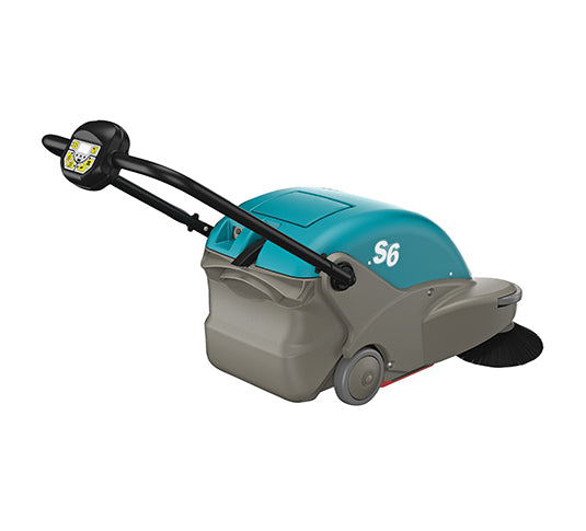 Tennant S6 | Floor Sweeper | 26" Walk Behind  | Battery | Push