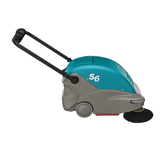 Tennant S6 | Floor Sweeper | 26" Walk Behind  | Battery | Push