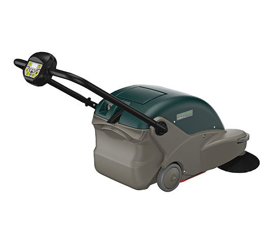 Nobles Scout 6 / Scout 7, Floor Sweepers, 26" or 28", Battery, Push or Self Propel, 9 or 12 Gallon Hopper Walk-Behind Sweepers