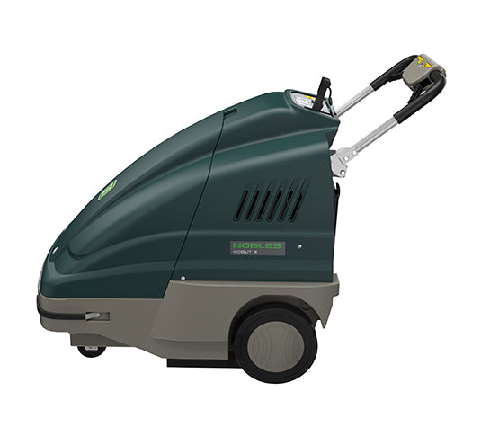 Nobles Scout 6 / Scout 7, Floor Sweepers, 26" or 28", Battery, Push or Self Propel, 9 or 12 Gallon Hopper Walk-Behind Sweepers