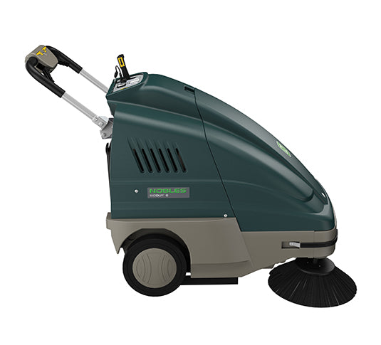 Nobles Scout 6 / Scout 7, Floor Sweepers, 26" or 28", Battery, Push or Self Propel, 9 or 12 Gallon Hopper Walk-Behind Sweepers